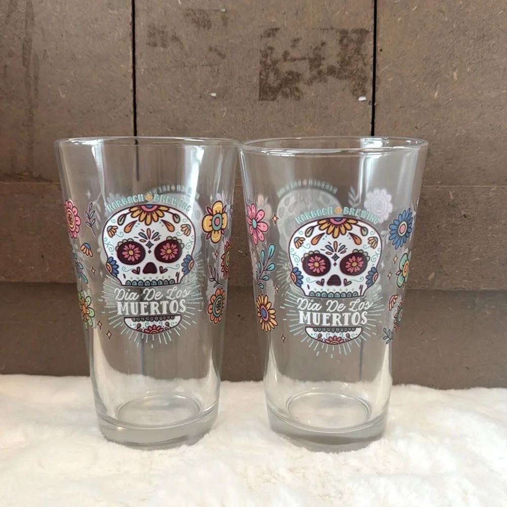 Karbach Brewing- Dia De Los Muertos Pint Glasses- 2